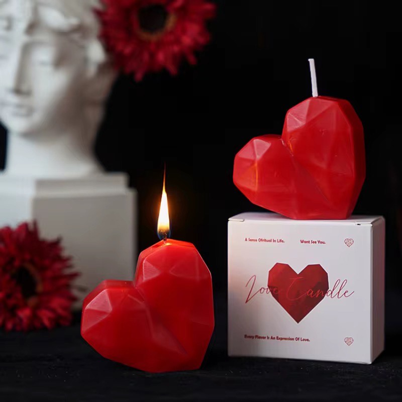 BOUGIE DE CYR "COEUR" SAINT-VALENTIN 2025