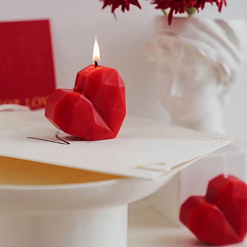 BOUGIE DE CYR "COEUR" SAINT-VALENTIN 2025